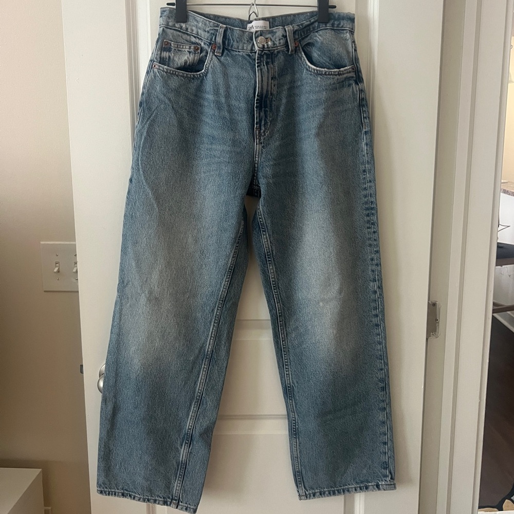 Zara distressed jeans